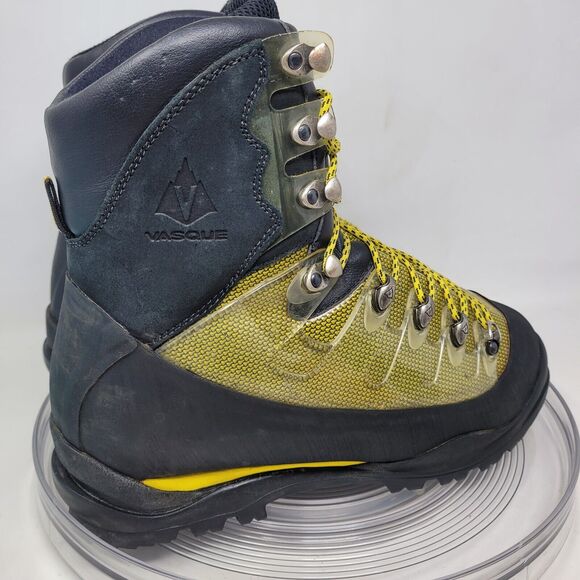 Vasque Mountaineering Boots Mens 12 Super Alpinista Yellow Black MADE-ITALY! NEW main image 7